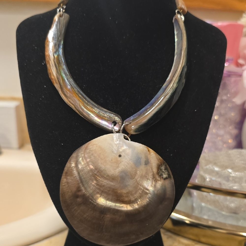 Cadoro Huge Abalone Necklace